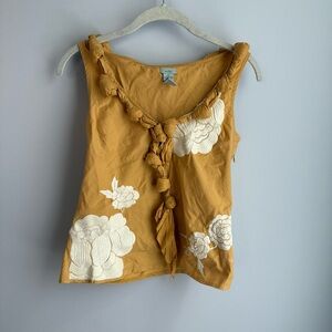 Odille Golden Floral Blouse